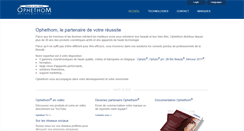 Desktop Screenshot of ophethom.com