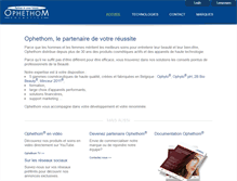 Tablet Screenshot of ophethom.com